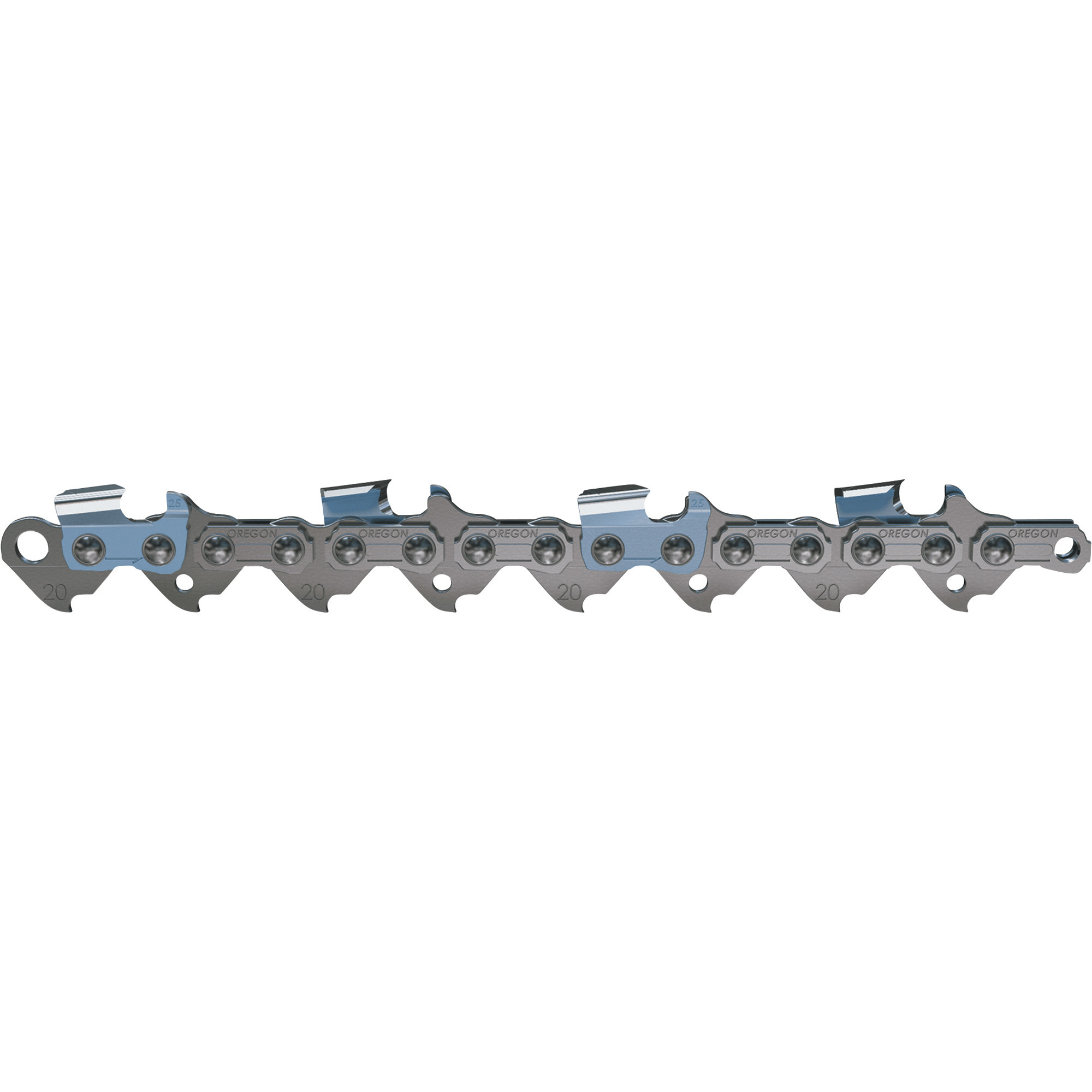Oregon Low Kickback Chainsaw Chain, 0.325in. x 0.050in., Fits 18in. Bar, Model# H72/20BPX072G